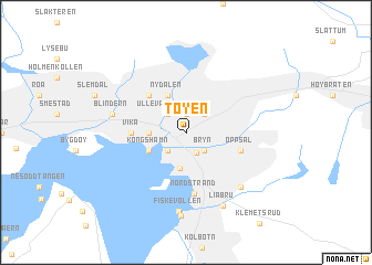 map of Tøyen