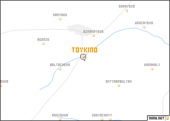 map of Toykino