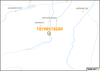 map of Toymas-Togan