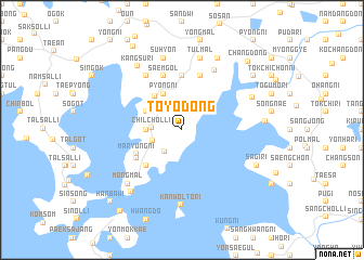 map of Toyo-dong