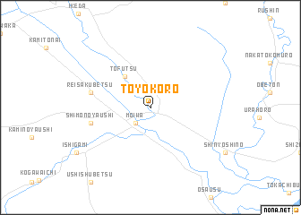 map of Toyokoro