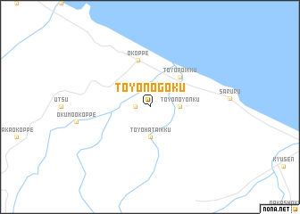 map of Toyono-goku