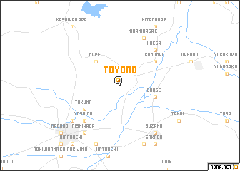 map of Toyono