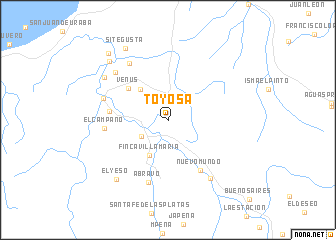 map of Toyosa