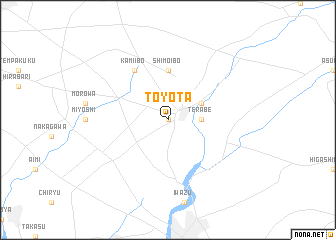 map of Toyota