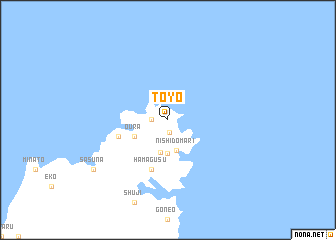 map of Toyo