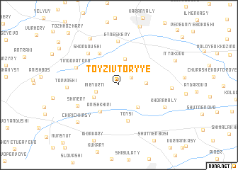 map of Toyzi Vtoryye