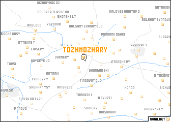 map of Tozhmozhary