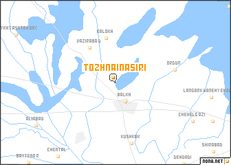 map of Tozhna-i-Nasiri