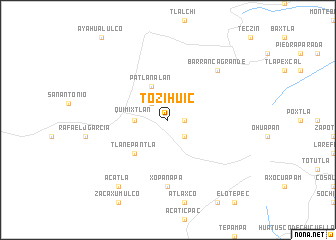 map of Tozihuic