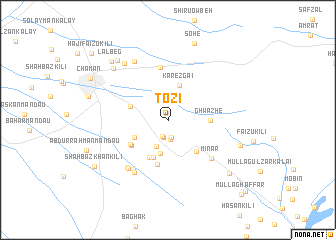 map of Tozi