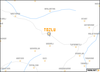 map of Tozlu