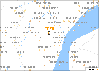 map of Tozo