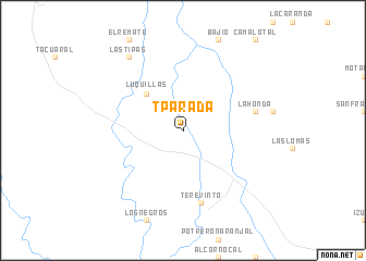 map of T. Parada