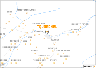 map of Tqvarchʼeli