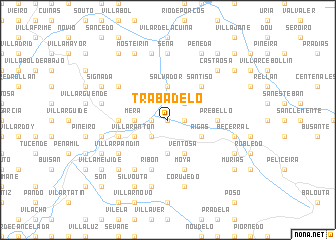 map of Trabadelo