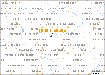 map of Trabatergue