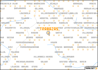 map of Trabazas