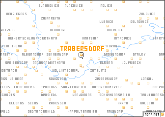 map of Trabersdorf