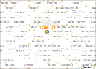 map of Trablice