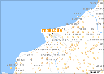 map of Trâblous