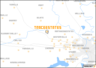 map of Trace Estates