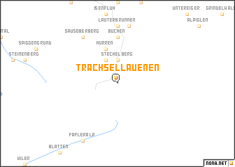 map of Trachsellauenen