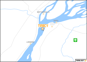 map of Tracy