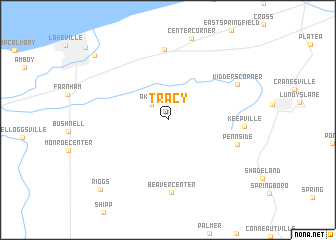 map of Tracy