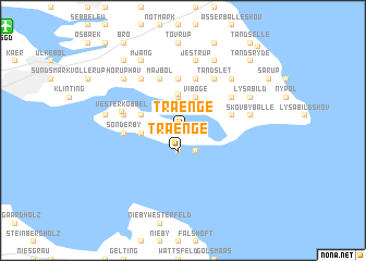 map of Trænge