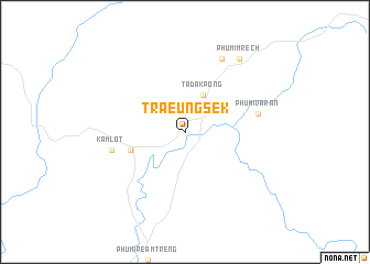 map of Traeung S\