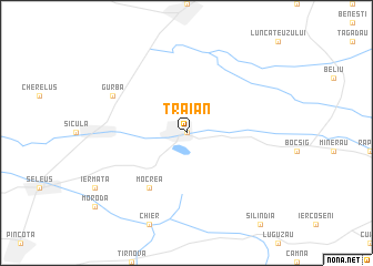 map of Traian