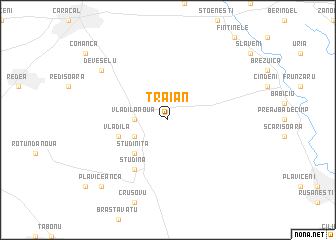 map of Traian