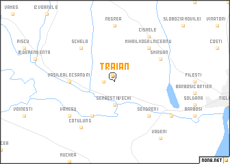 map of Traian