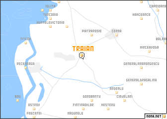 map of Traian