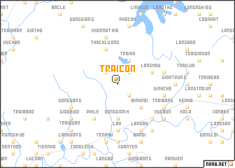 map of Trại Cốn