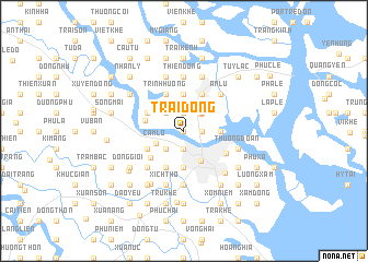 map of Trai Dong