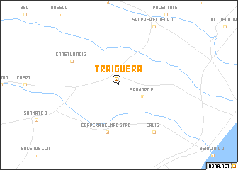 map of Traiguera