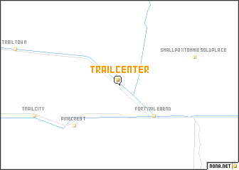 map of Trail Center