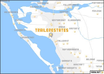 map of Trailer Estates