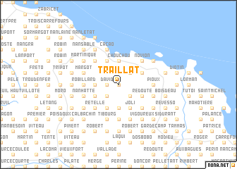 map of Traillat