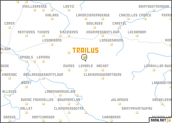 map of Trailus