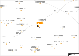 map of Trail