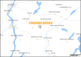 map of Trainor Corner