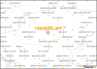 map of Trais-Horloff