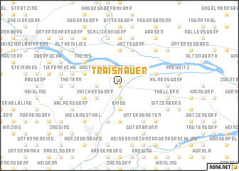 map of Traismauer