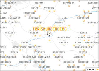 map of Trais-Münzenberg