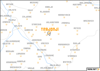 map of Trajonji