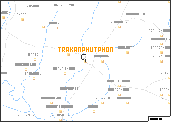 map of Trakan Phut Phon