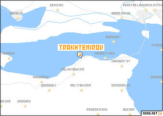 map of Trakhtemirov